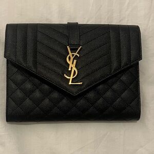 YSL envelope flap pouch